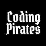 Coding Pirates Logo - Gennemsigtige bogstaver - 256px